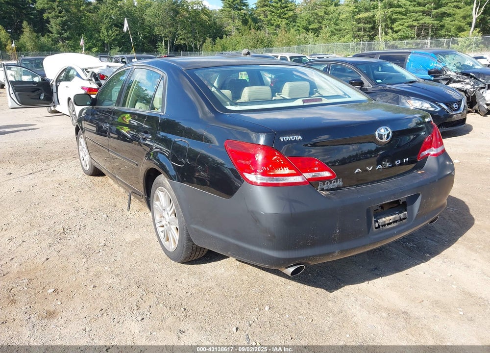 2007 TOYOTA AVALON LIMITED VIN: 4T1BK36B97U186679