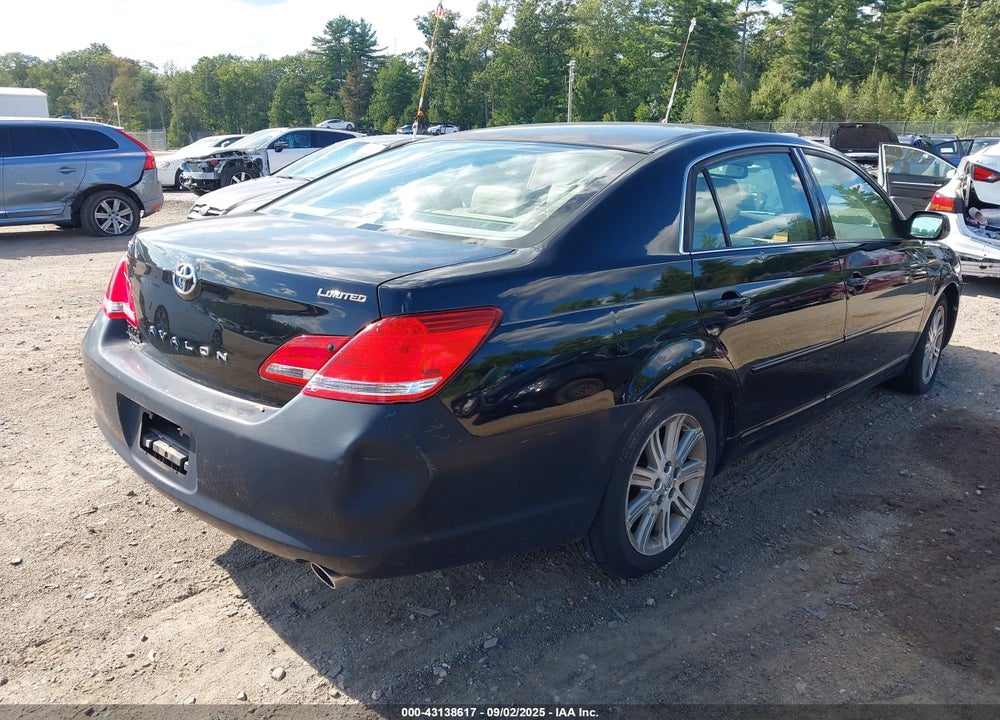 2007 TOYOTA AVALON LIMITED VIN: 4T1BK36B97U186679