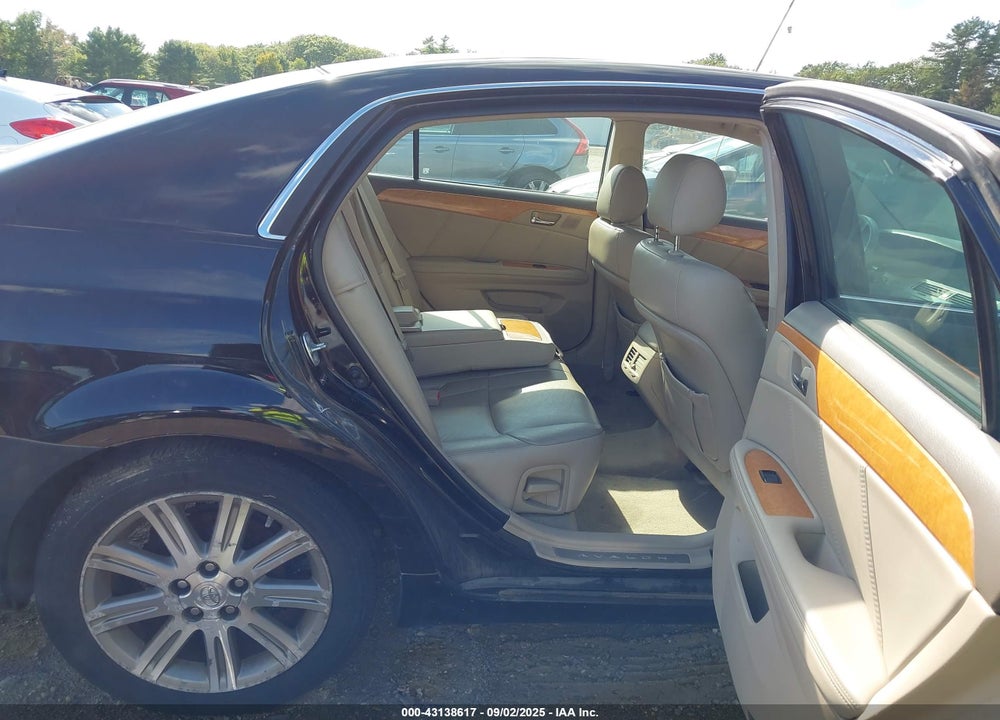2007 TOYOTA AVALON LIMITED VIN: 4T1BK36B97U186679