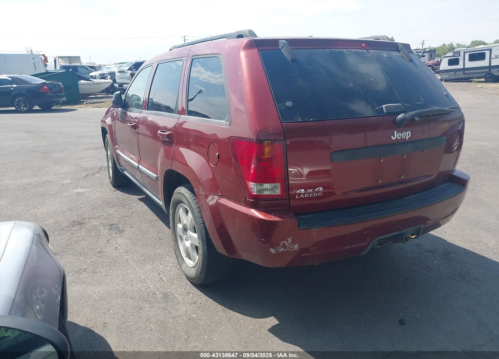 2009 JEEP GRAND CHEROKEE VIN: 1J8GR48K89C519853