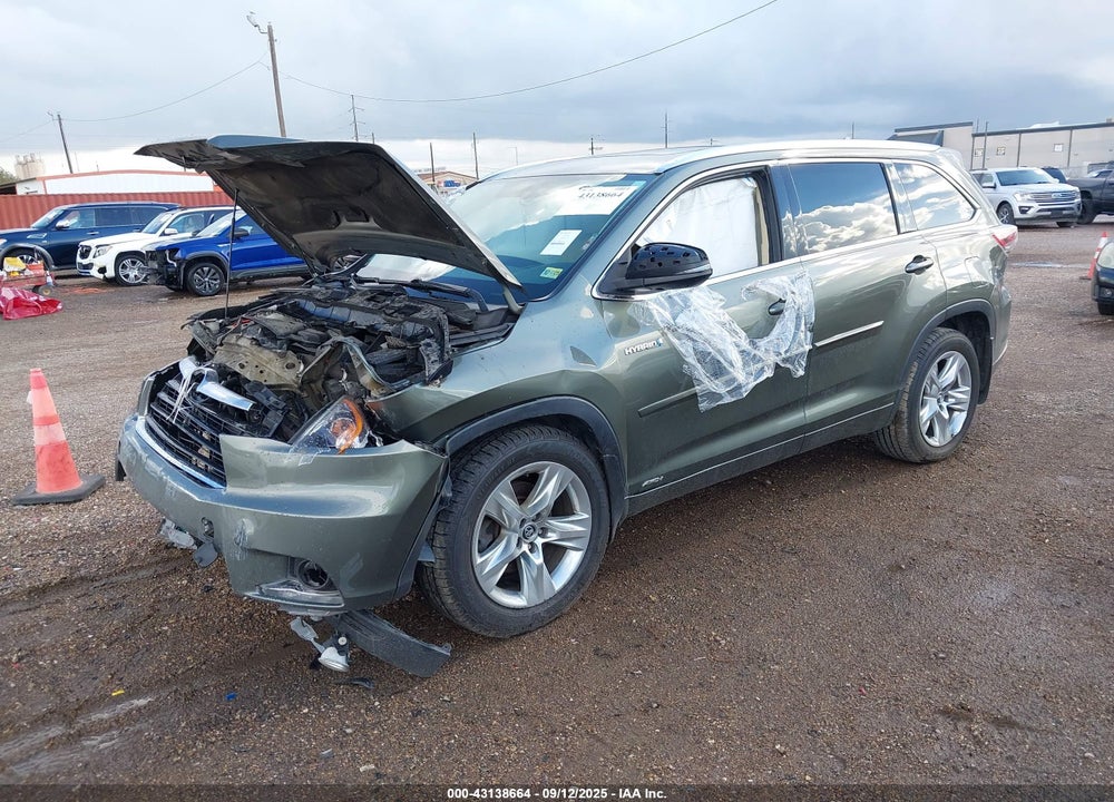 2016 TOYOTA HIGHLANDER HYBRID VIN: 5TDDCRFH7GS013877