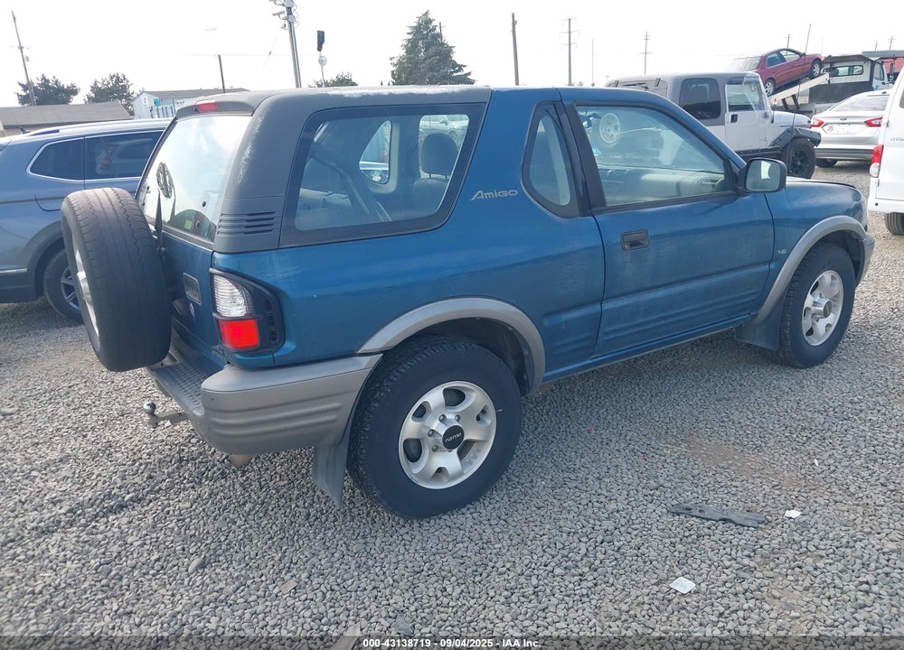 2000 ISUZU AMIGO S 3.2L V6 HARD TOP/S 3.2L V6 SOFT TOP VIN: 4S2CK57W3Y4354585