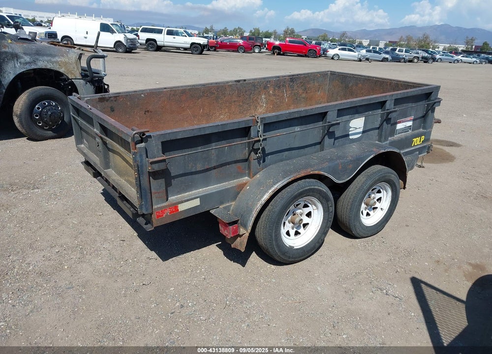 2006 BIG TEX TRAILER VIN: 16VDX102761E19722