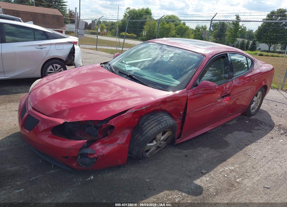 2008 PONTIAC GRAND PRIX VIN: 2G2WP552281103471