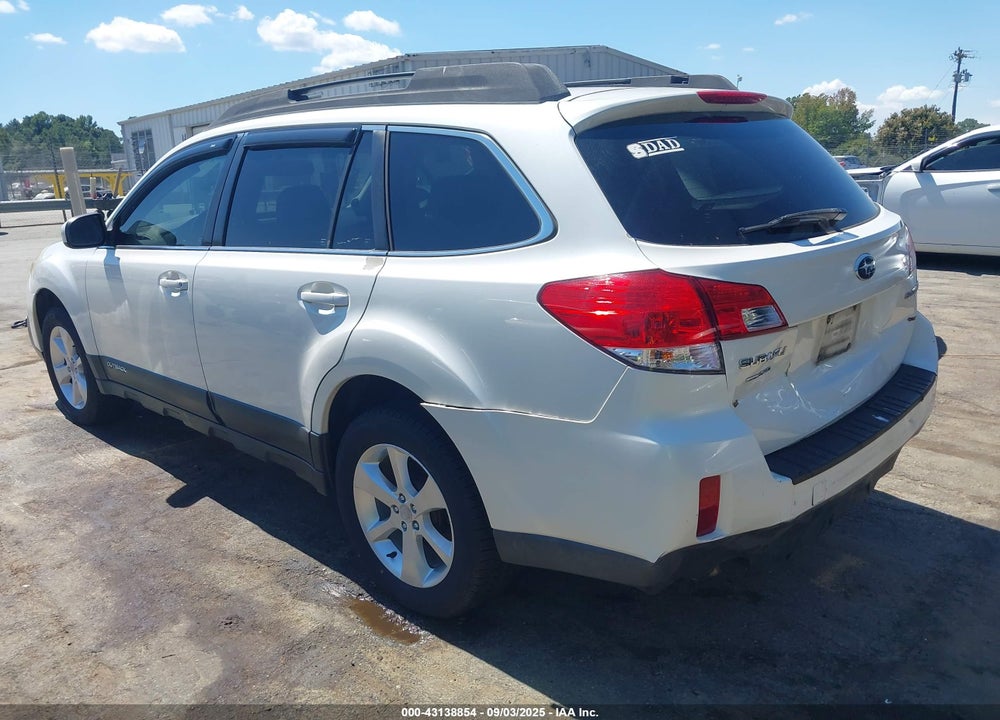 2013 SUBARU OUTBACK 2.5I PREMIUM VIN: 4S4BRCGC4D3296382