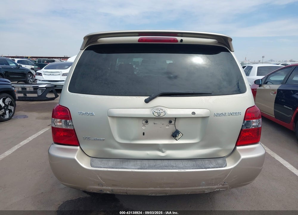 2005 TOYOTA HIGHLANDER V6 VIN: JTEEP21A750115220
