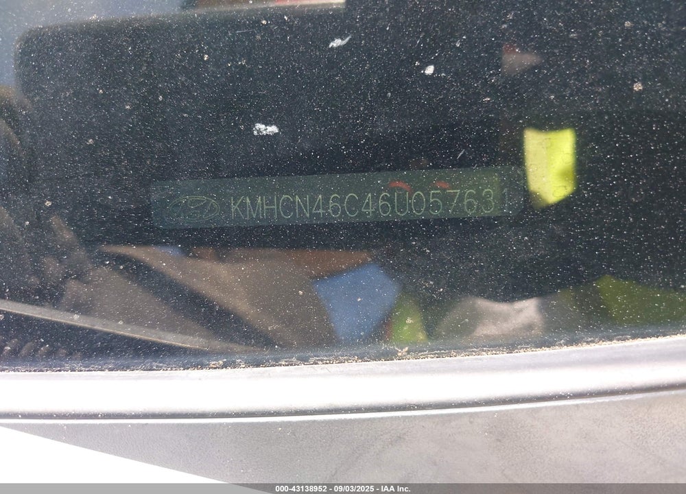 2006 HYUNDAI ACCENT GLS VIN: KMHCN46C46U057631