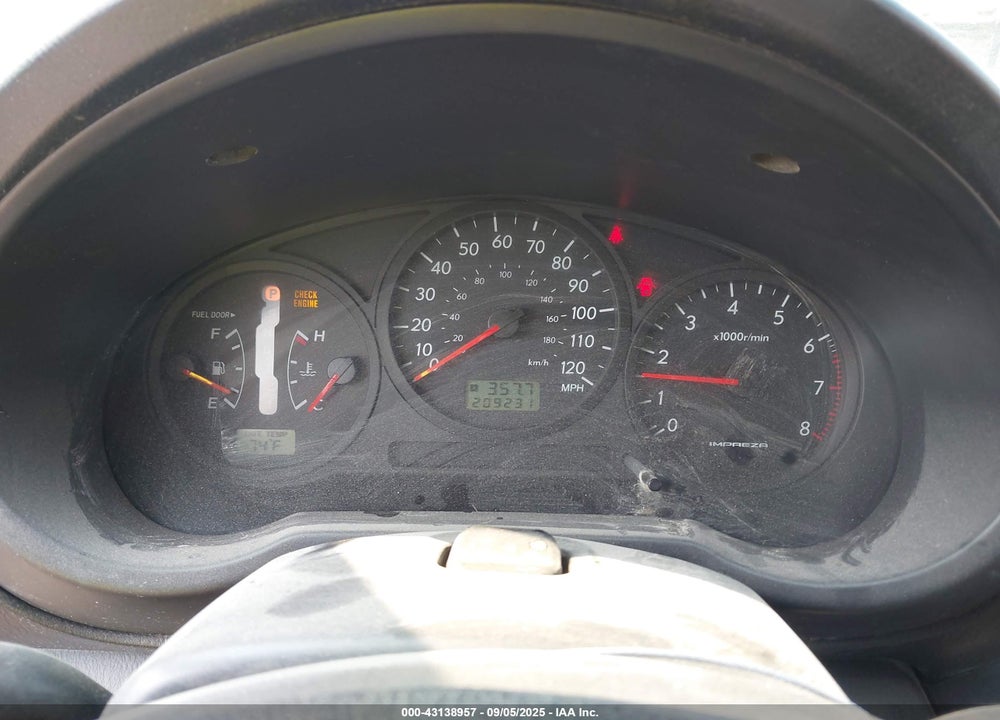 2007 SUBARU IMPREZA 2.5I VIN: JF1GD61687H505083