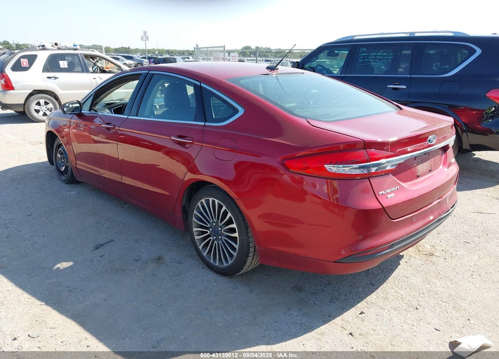 2018 FORD FUSION VIN: 3FA6P0HD3JR144839