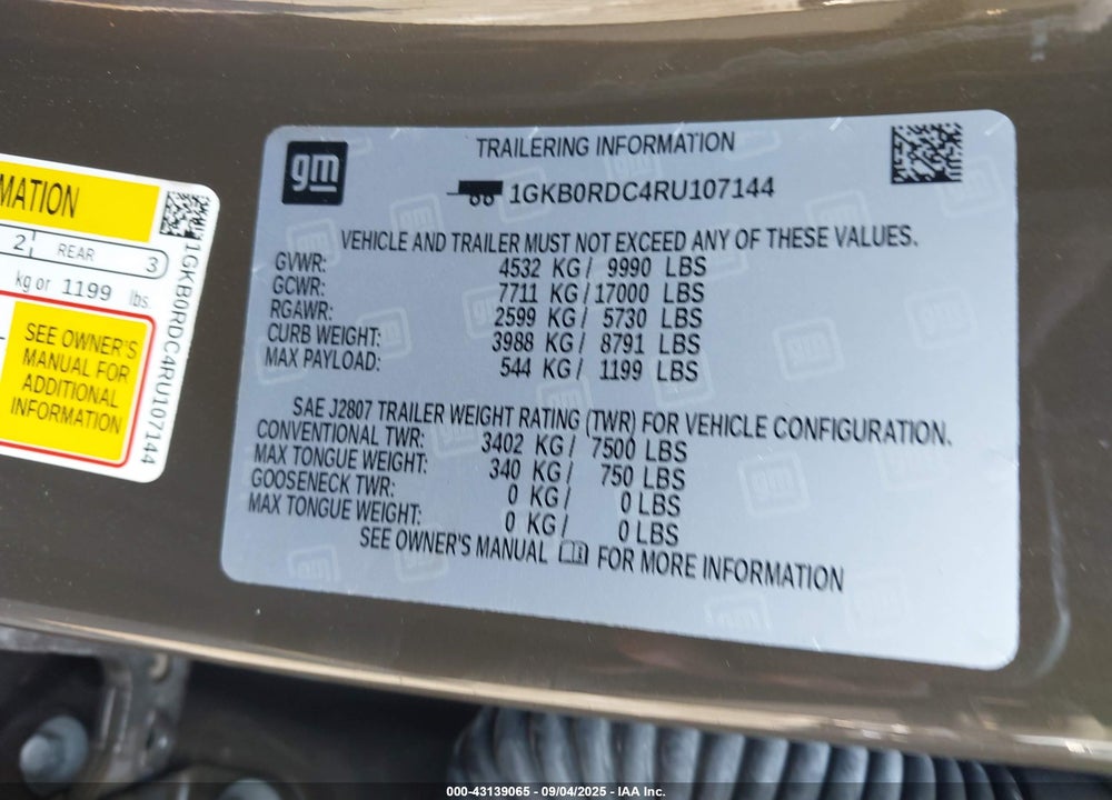 2024 GMC HUMMER EV VIN: 1GKB0RDC4RU107144