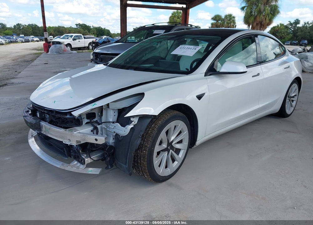 2021 TESLA MODEL 3 VIN: 5YJ3E1EA7MF064596