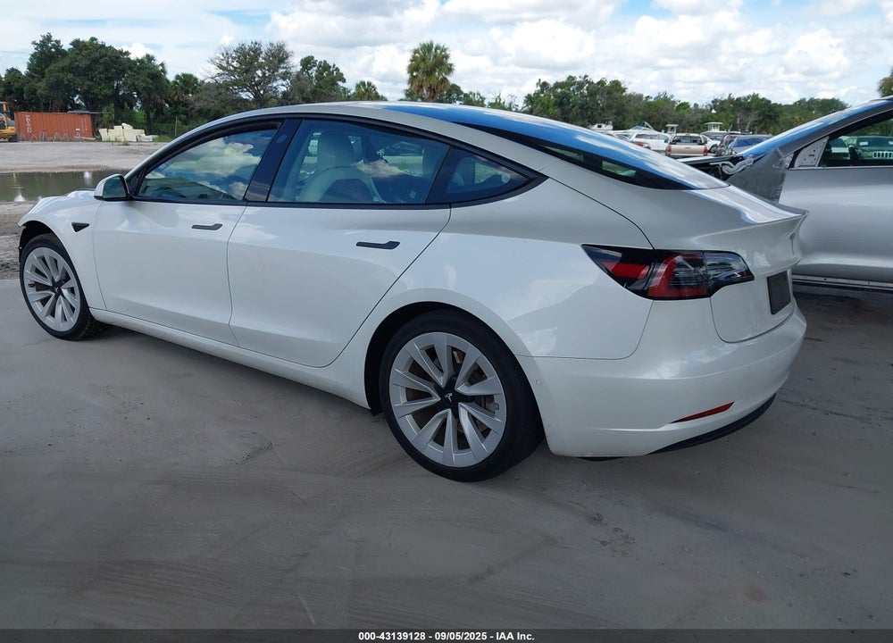 2021 TESLA MODEL 3 VIN: 5YJ3E1EA7MF064596