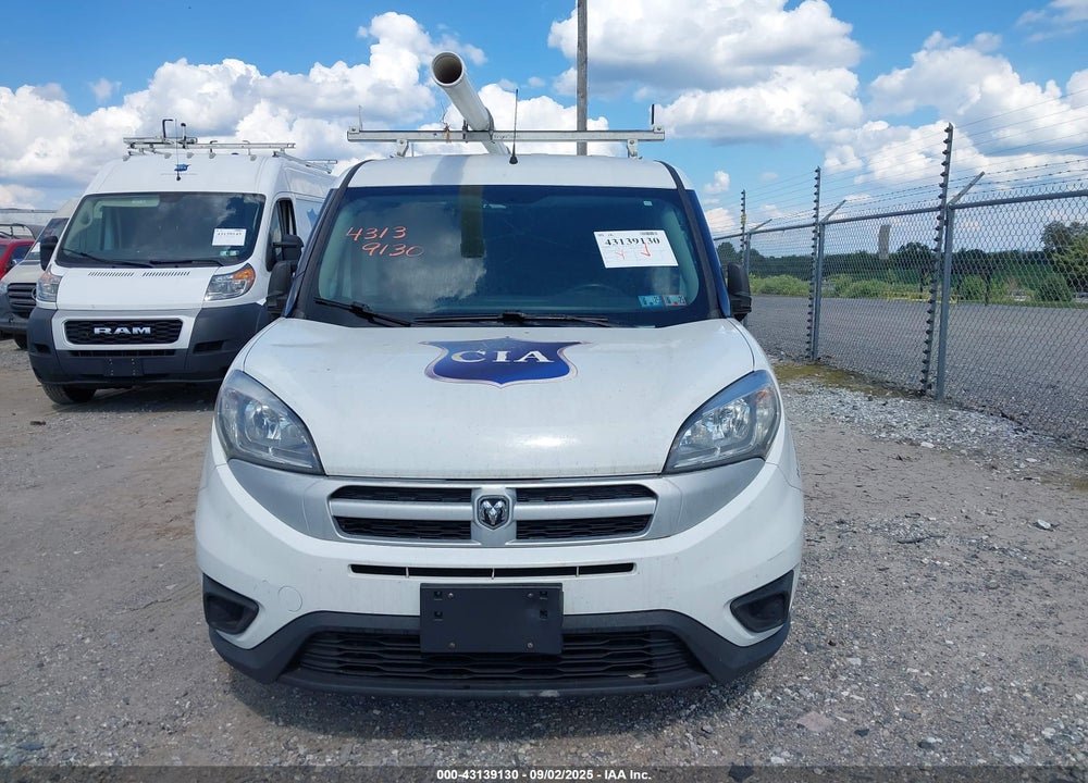 2017 RAM PROMASTER CITY TRADESMAN SLT VIN: ZFBERFBB5H6H04111
