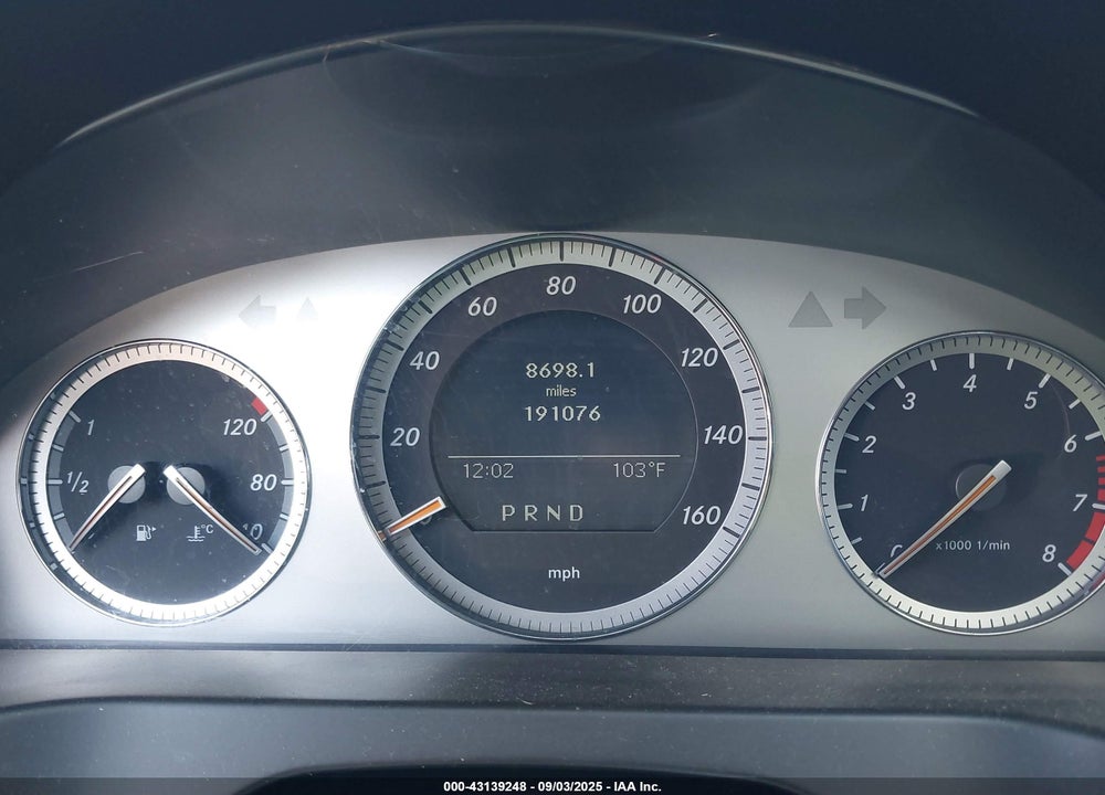 2008 MERCEDES-BENZ C CLASS VIN: WDDGF54XX8F014424