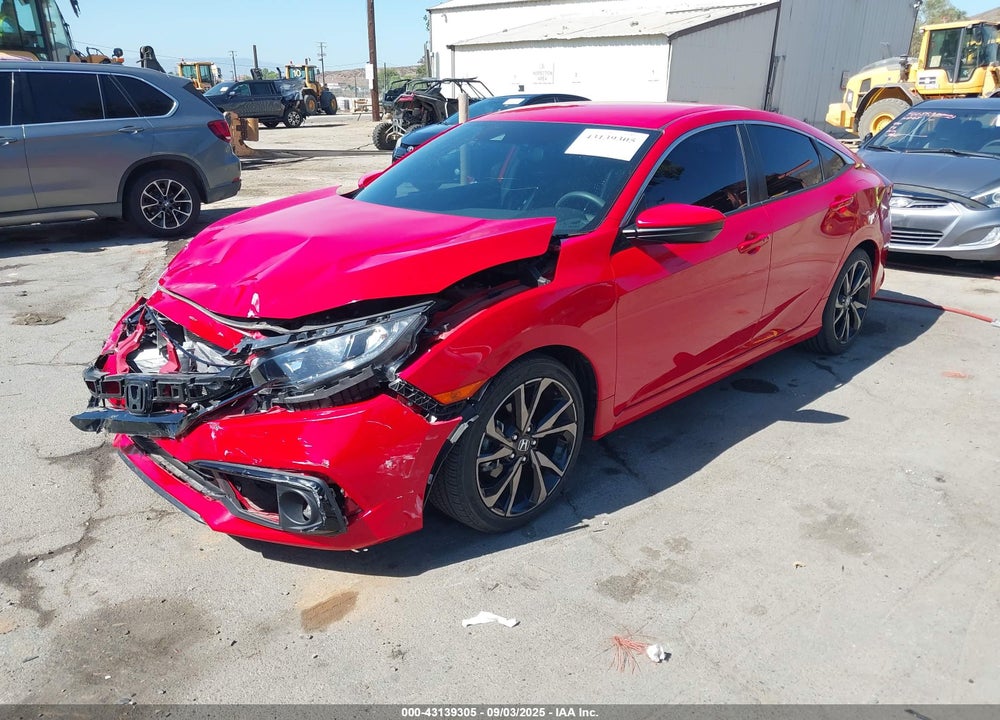 2019 HONDA CIVIC SPORT VIN: 2HGFC2F80KH564290