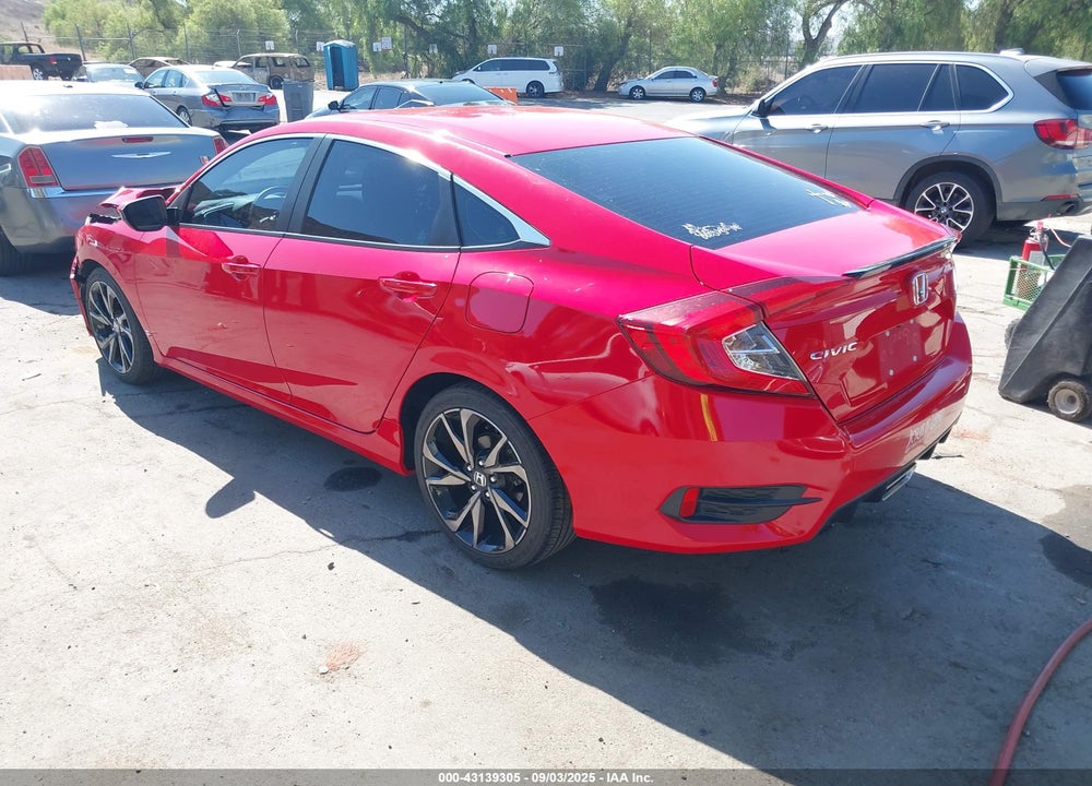 2019 HONDA CIVIC SPORT VIN: 2HGFC2F80KH564290