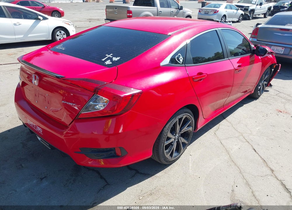 2019 HONDA CIVIC SPORT VIN: 2HGFC2F80KH564290