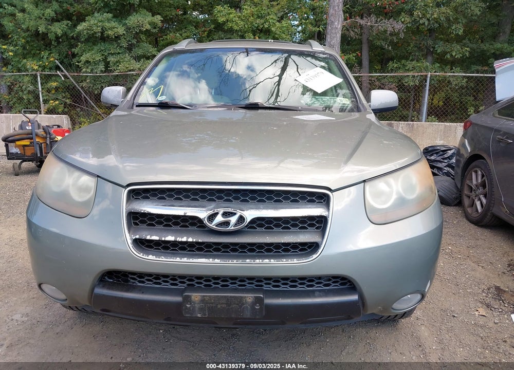 2007 HYUNDAI SANTA FE LIMITED/SE VIN: 5NMSH73E77H042452