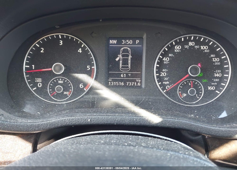 2014 VOLKSWAGEN PASSAT VIN: 1VWCN7A36EC047343