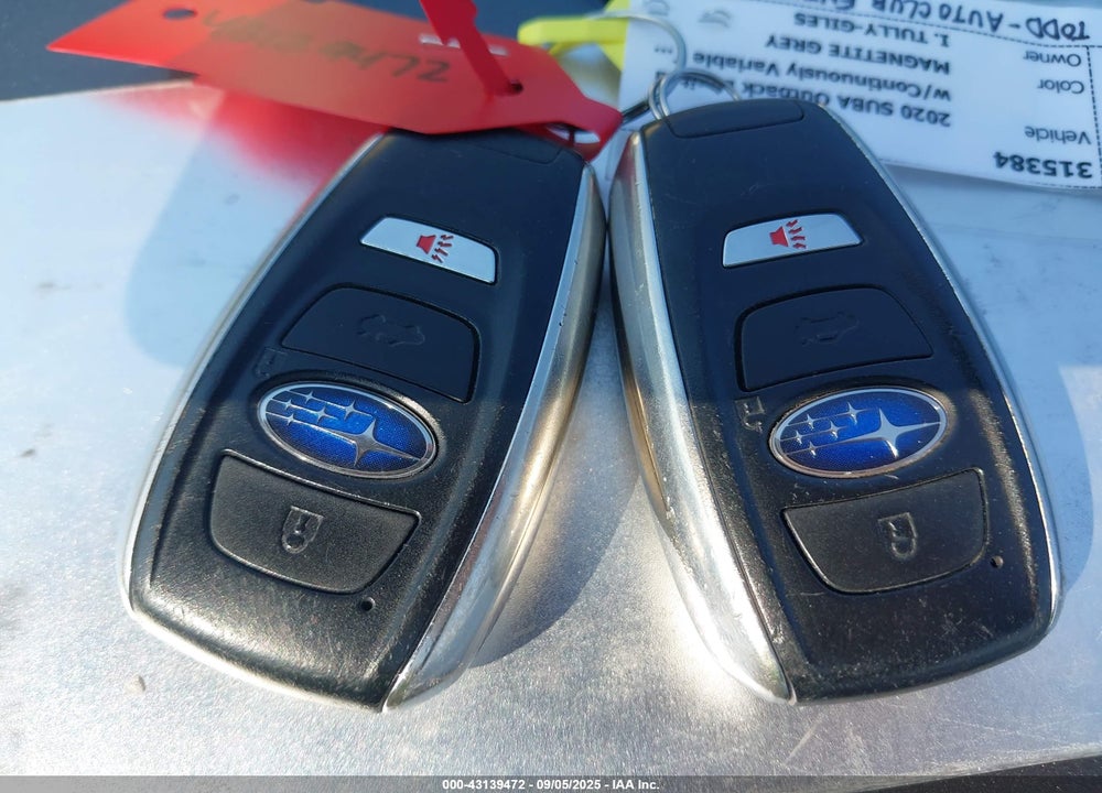 2020 SUBARU OUTBACK VIN: 4S4BTANC0L3104947