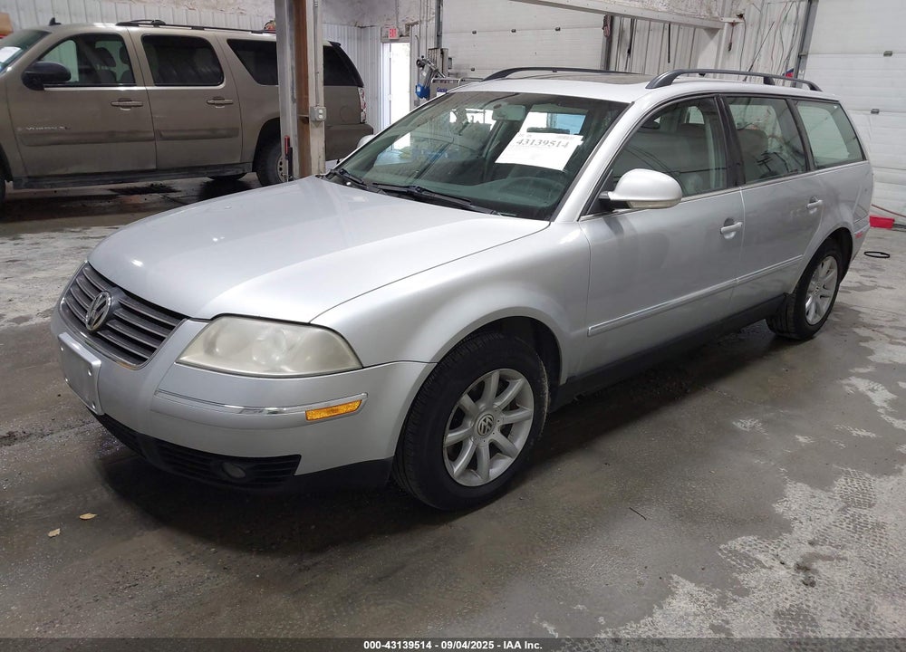 2004 VOLKSWAGEN PASSAT GLS VIN: WVWVD63B04E187324