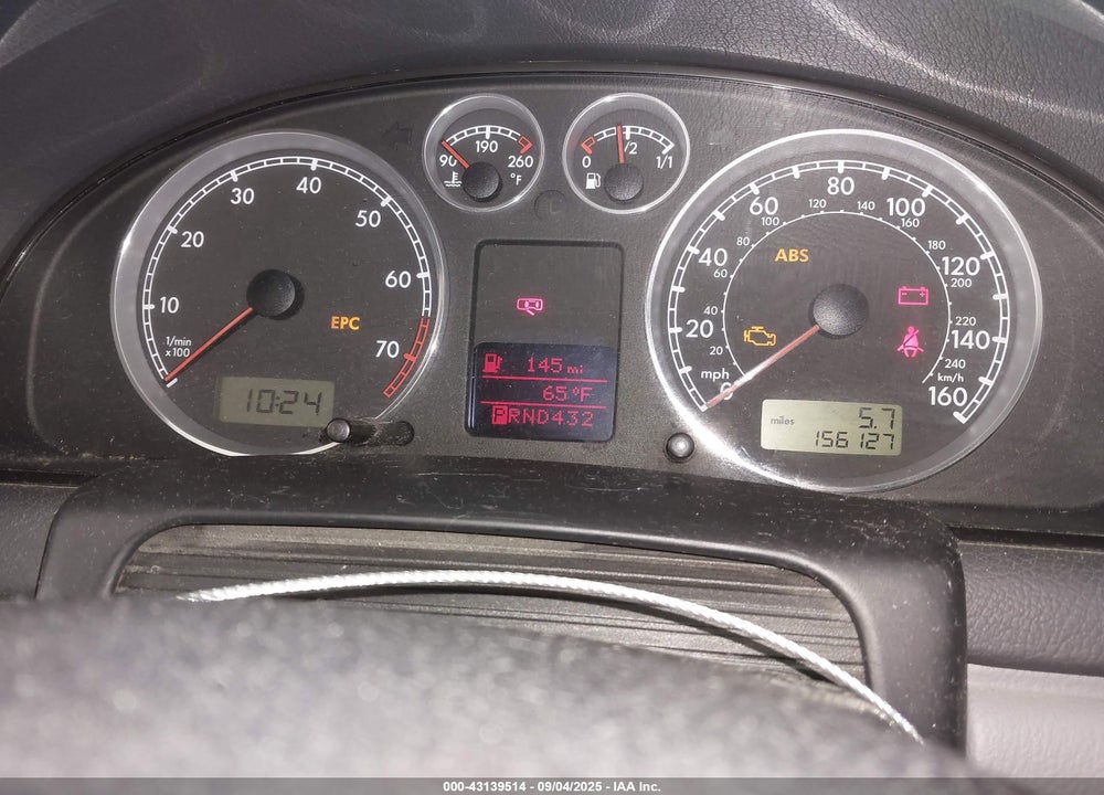 2004 VOLKSWAGEN PASSAT GLS VIN: WVWVD63B04E187324