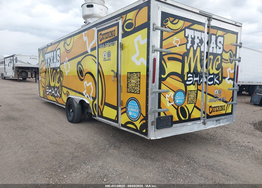 2023 TRAILER FREEDOM 24' ENCLOSED VIN: 5WKBE2420P1080111