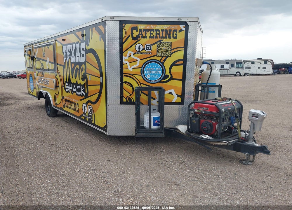2023 TRAILER FREEDOM 24' ENCLOSED VIN: 5WKBE2420P1080111