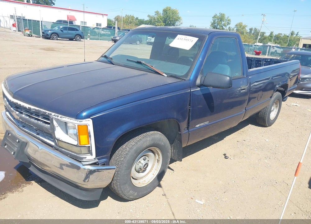 1998 CHEVROLET C1500 FLEETSIDE W/T VIN: 1GCEC14W4WZ183201