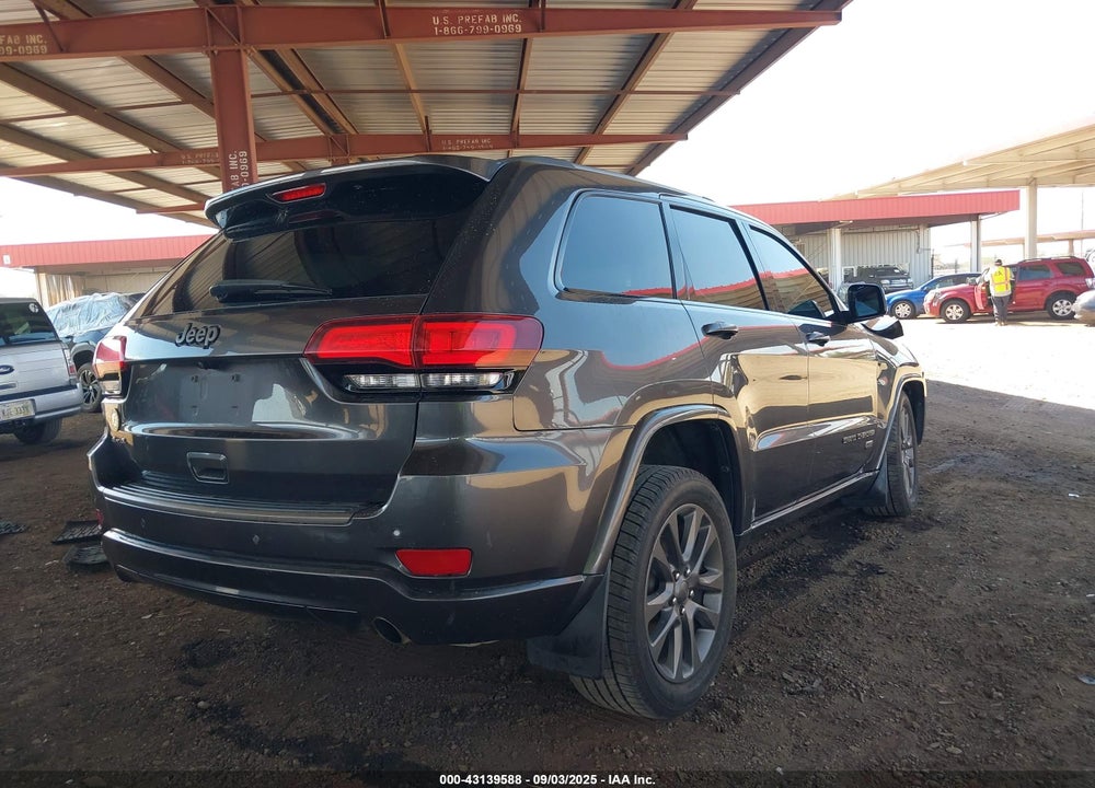 2016 JEEP GRAND CHEROKEE VIN: 1C4RJFBGXGC457263