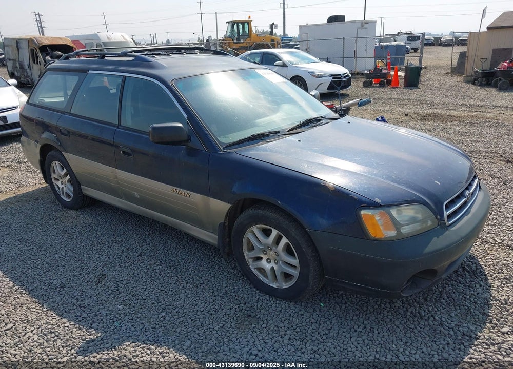 2001 SUBARU OUTBACK VIN: 4S3BH665917612469