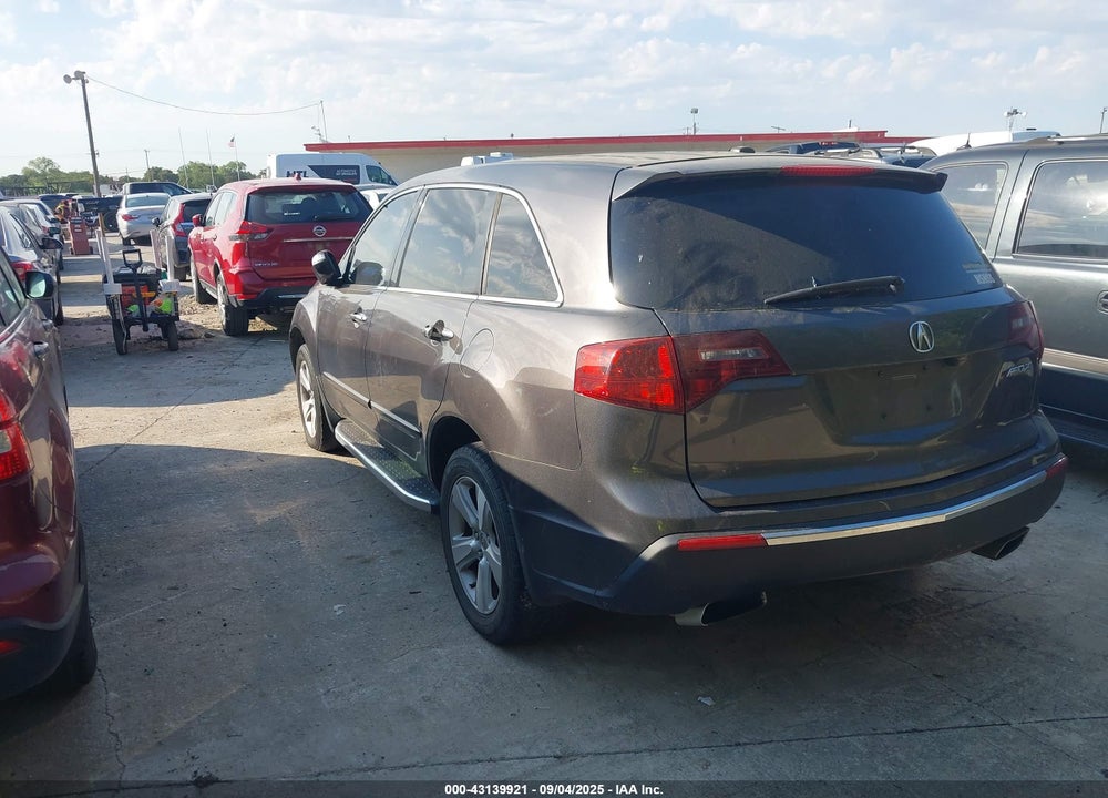 2011 ACURA MDX TECHNOLOGY PACKAGE VIN: 2HNYD2H63BH500903