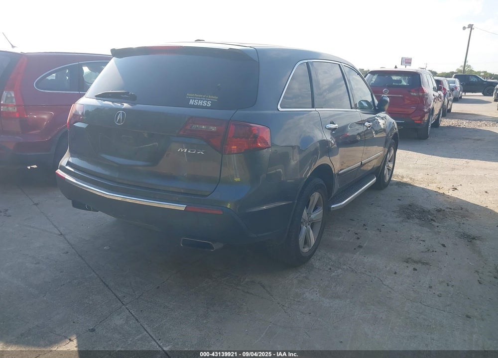 2011 ACURA MDX TECHNOLOGY PACKAGE VIN: 2HNYD2H63BH500903