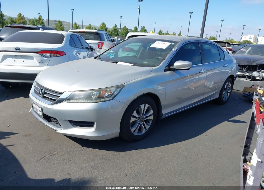 2013 HONDA ACCORD LX VIN: 1HGCR2F36DA257584