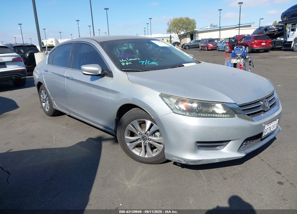 2013 HONDA ACCORD LX VIN: 1HGCR2F36DA257584