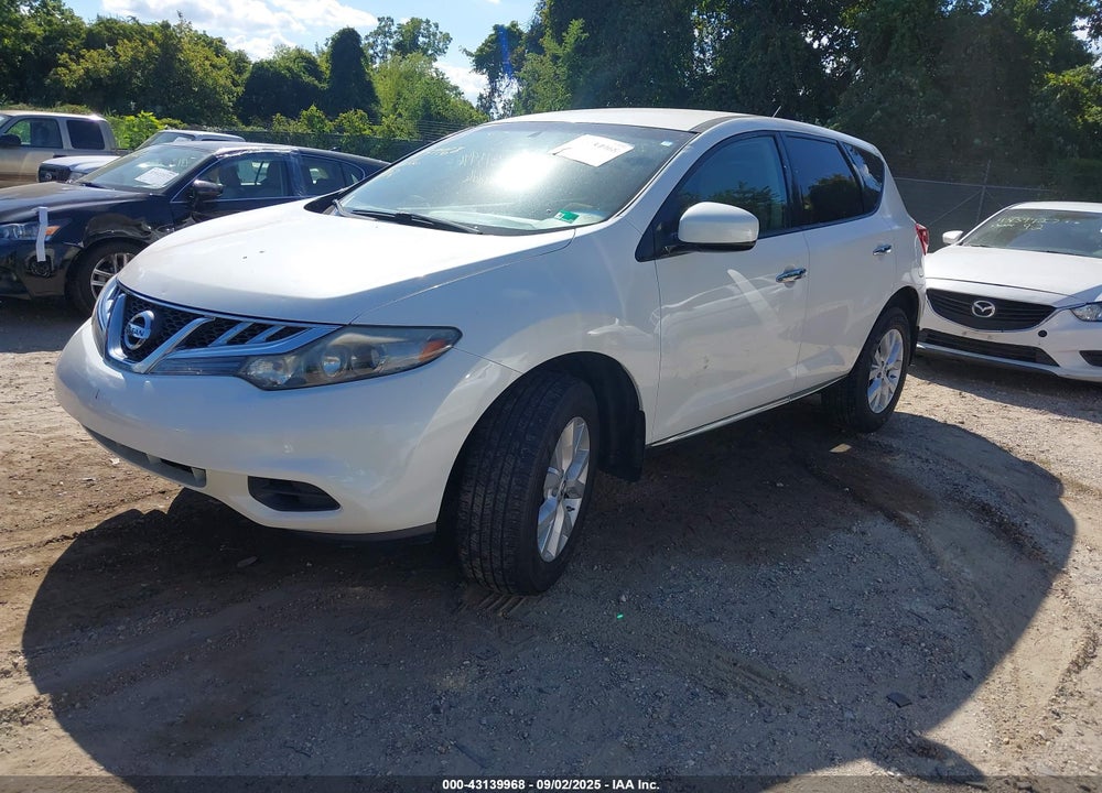 2012 NISSAN MURANO VIN: JN8AZ1MW0CW223434