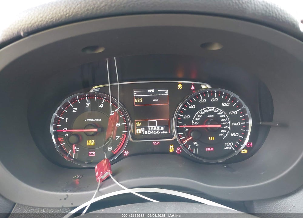 2018 SUBARU WRX VIN: JF1VA1B68J9838645