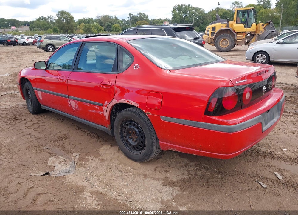 2004 CHEVROLET IMPALA VIN: 2G1WF52E949279001