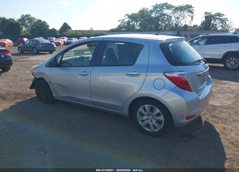 2013 TOYOTA YARIS VIN: JTDKTUD37DD546787