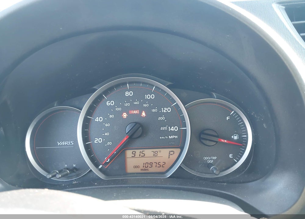 2013 TOYOTA YARIS VIN: JTDKTUD37DD546787