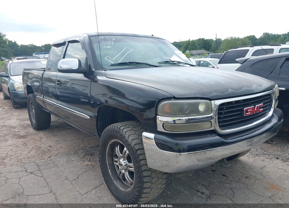 2002 GMC SIERRA 1500 SLE VIN: 2GTEK19T121221780