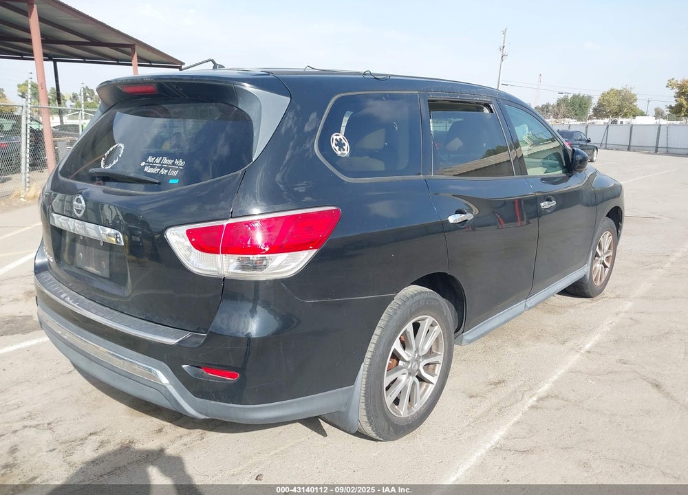 2013 NISSAN PATHFINDER S VIN: 5N1AR2MN5DC662488