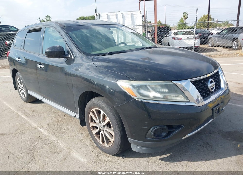 2013 NISSAN PATHFINDER S VIN: 5N1AR2MN5DC662488