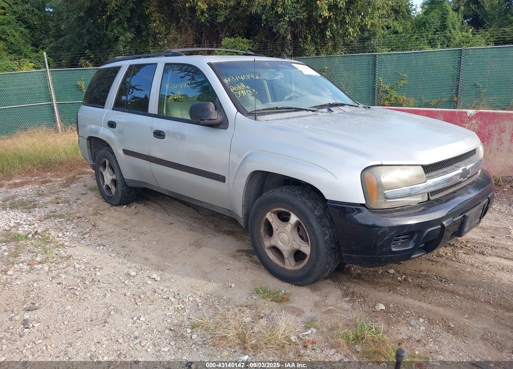 2007 CHEVROLET TRAILBLAZER LS VIN: 1GNDT13S872264116