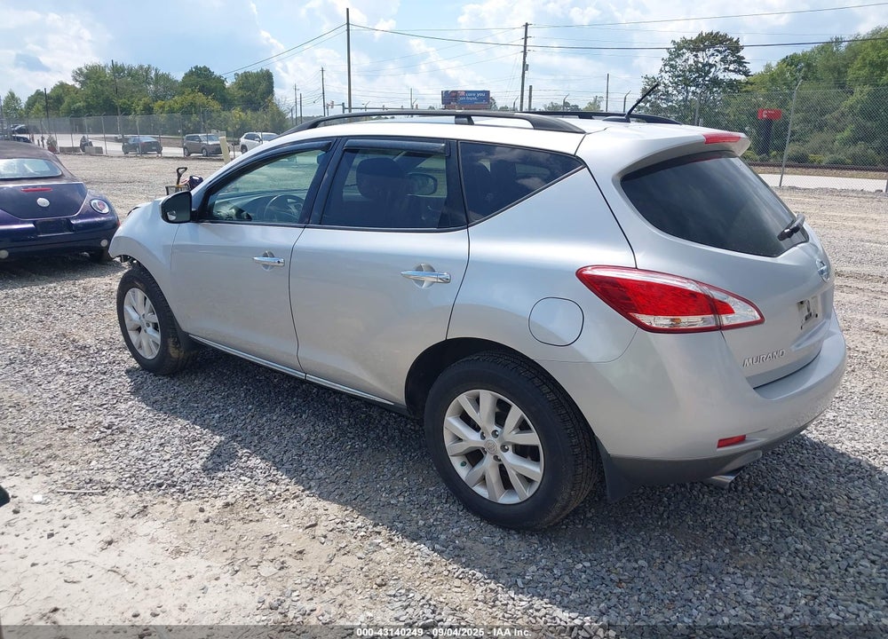 2012 NISSAN MURANO SV VIN: JN8AZ1MUXCW117118