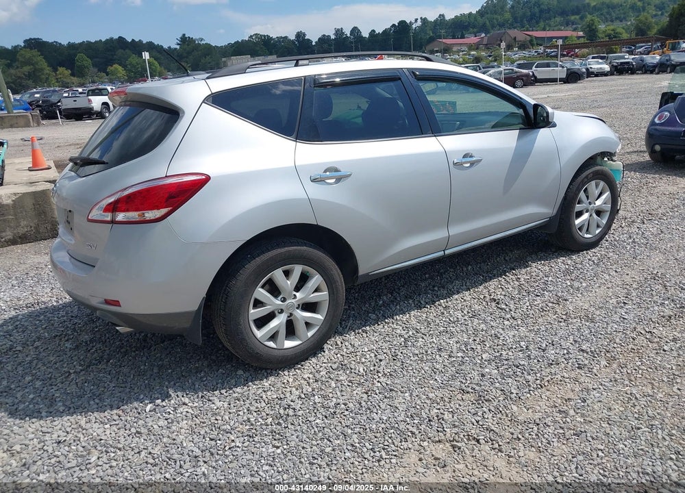 2012 NISSAN MURANO SV VIN: JN8AZ1MUXCW117118