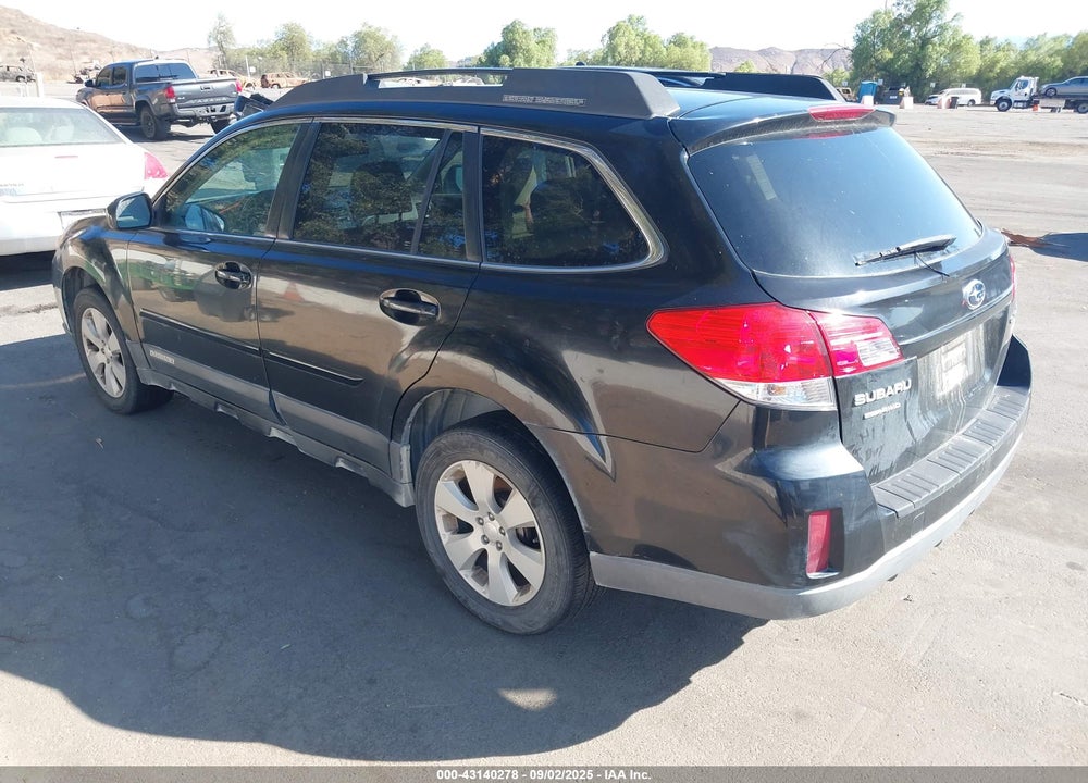 2011 SUBARU OUTBACK 2.5I PREMIUM VIN: 4S4BRBCC8B3426256