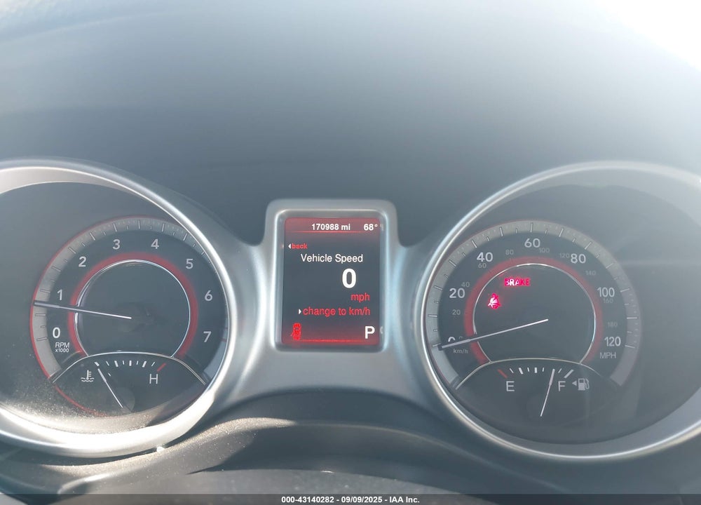2014 DODGE JOURNEY SXT VIN: 3C4PDCBG3ET250714