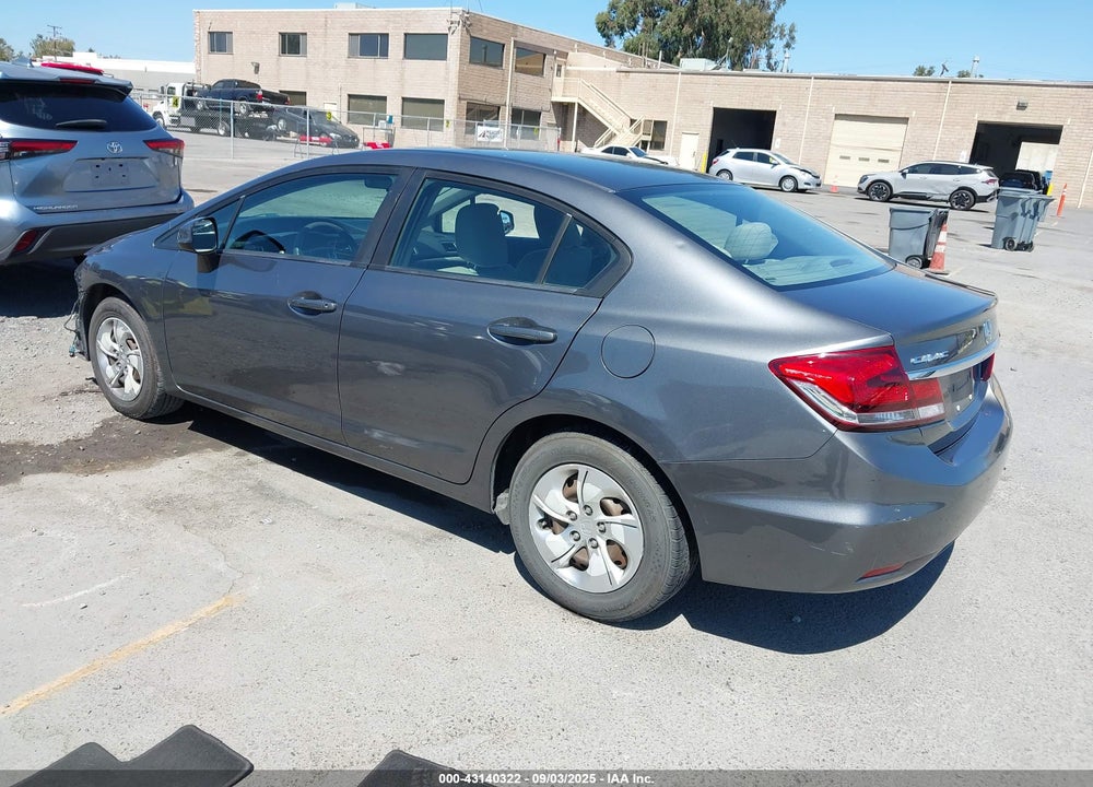 2013 HONDA CIVIC LX VIN: 19XFB2F54DE234951