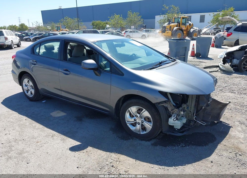 2013 HONDA CIVIC LX VIN: 19XFB2F54DE234951